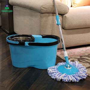 Meilleure vente : Serpillère de sol humide et sèche avec seau, en microfibre, qualité garantie, pour dépoussiérage - Product Image 5