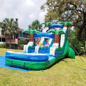 Toboggan aquatique gonflable géant, très vendu en Europe et aux États-Unis, fabriqué par des fabricants chinois, en PVC économique pour les fêtes - Product Image 3
