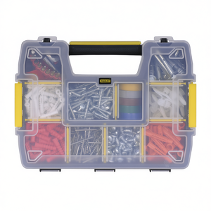 Boîte à outils Organiser Sort Master Light avec compartiments transparents pour le rangement et le transport de matériel - Product Image 2