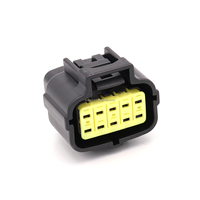 Conector Hembra Impermeable de 10 Pines PBT Negro TE Tyco Amp 174655-2