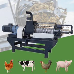 Équipement pour engrais organiques, déshydrateur de fumier <span class=keywords><strong>animal</strong></span>, presse à vis, séparateur solide-liquide pour fumier de porc, de bétail et de poulet - Product Image 1