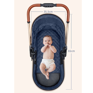 Cochecito de Bebé Multifuncional 3 en 1 Plegable OEM, Disponible en Stock, con Cesta para Bebé, Silla de Auto para Bebé y Bolsa de Transporte para Bebé - Product Image 6