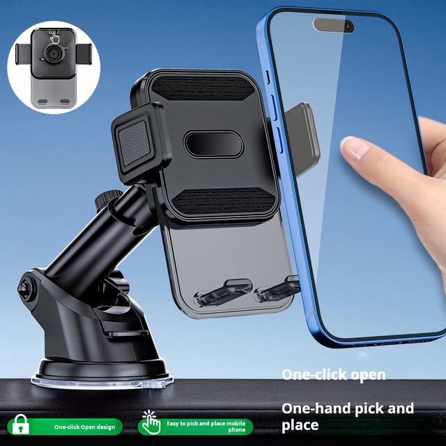Direct Factory Luxury ABS 360 Degree Rotating Car Phone Holder New Arrival Windshield Dashboard Suction Cup Mount Stable All