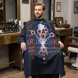 Capa de Barbero Profesional Resistente al Agua, de Poliéster, para Salón de Belleza, para Estilistas - Product Image 2