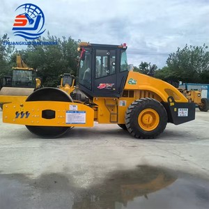 Rodillo Neumático Hidráulico Usado XS223J de 22 Toneladas con Motor Diésel, de China, en Estado Nuevo con Bomba Incluida, Disponible para la Venta - Product Image 3