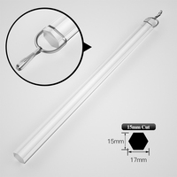 Bâtonnets de tirage de rideaux en acrylique, accessoires robustes pour la décoration de rideaux