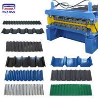 Machine de formage à froid hydraulique à double couche en acier avec certification CE, ligne de production pour projets de construction, tailles personnalisées