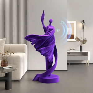 Scultura in Resina <span class=keywords><strong>di</strong></span> Ragazza, <span class=keywords><strong>Arte</strong></span> Decorativa per Casa, Ornamento Astratto per Soggiorno, Accessori per Ufficio e Casa, Regalo - Product Image 1