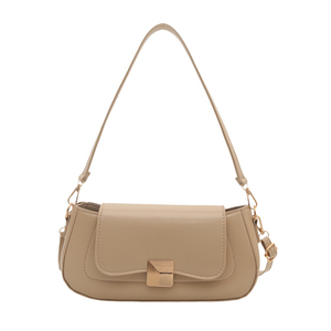 Bolso bandolera elegante y versátil, nuevo estilo 2026, bolso chic para mujer, color sólido, cierre retro, bolso de axila - Product Image 3