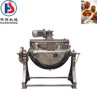 Huashang Custom Automatische RVS Mengketel met Jacket voor de productie van chilipeperpasta