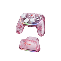 Control de Juego Recargable KS62 con Diseño Ergonómico Antideslizante y LED RGB
