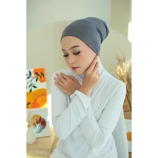 2021イスラム教徒のスカーフ帽子卸売弾性綿ニット帽子快適なスカーフデザインイスラム教徒の女性