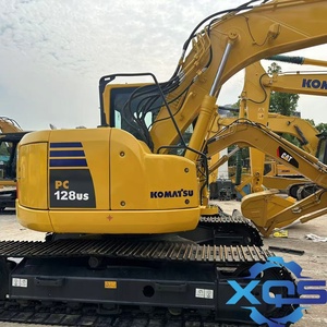Excavatrice hydraulique Komatsu PC128 d'occasion, 12 tonnes, modèle 2022, avec moteur, PLC, boîte de vitesses, pompe et composants d'origine - Product Image 4
