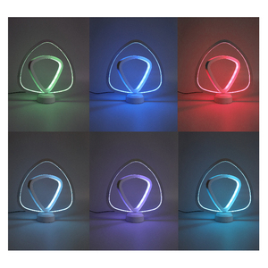 New USB Powered Cảm Ứng Contro/Điều Khiển Từ Xa Không Dây Thông Minh LED Đôi Khung RGB Trang Trí Bảng Đèn Với Xoay Bên Trong Khung - Product Image 3