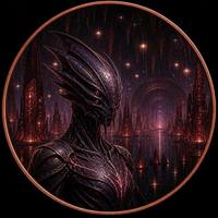 Pièce de monnaie Alien de 5 oz, imprimée UV, en cuivre pur, médaille ronde artistique, thème spatial OVNI, design galaxie et étoiles, commémorative, collection science-fiction