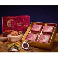 Bulan biskuit kue Pakete kemasan kotak kertas paling populer Festival Pertengahan Musim Gugur kustom kemasan mewah kotak hadiah