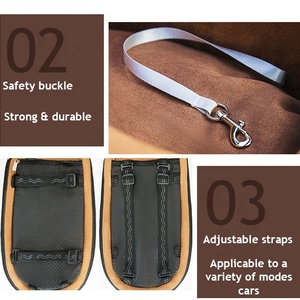 Cat Dog Travel Bag Carrier Armrest Puppy Safety Booster Seat Elevated Dog Car Seat <strong>Pet</strong> Console Booster Seat for Car - Product Image 4