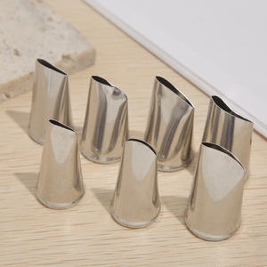 Grande douille en métal en forme d'étoile ouverte <span class=keywords><strong>1M</strong></span> pour la décoration de cupcakes en spirale et les créations professionnelles de glaçages de gâteaux d'anniversaire - Product Image 5