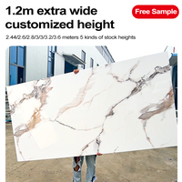 Nouvelle conception de panneau mural en bambou, feuille de marbre en PVC, imperméable, ignifuge, pour la décoration intérieure