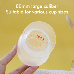 Colectores de leche materna reutilizables de silicona suave protegen los pezones doloridos y recogen fugas de leche materna para la maternidad - Product Image 5