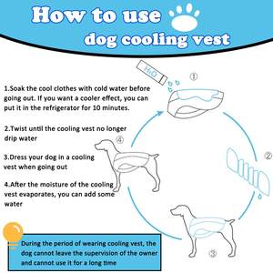 เสื้อสุนัขระบายอากาศได้ดีเสื้อกั๊กระบายความร้อนสำหรับออกค่ายเดินกลางแจ้งระบายความร้อนสะท้อนแสง - Product Image 5