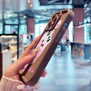 เคสซิลิโคนลายการ์ตูนน่ารักป้องกันการตกสำหรับ iPhone 16 15 14 13 12 <span class=keywords><strong>11</strong></span> PRO MAX - Product Image 4