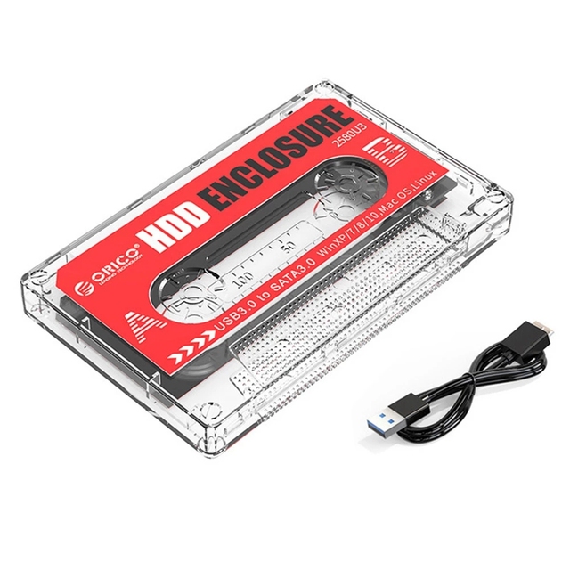 580U3 USB 3.0 Hard Disk Case Transparent 2.5 Inch SATA HDD SSD Box USB3.0 MICRO-B 6TB Hard Disk Case