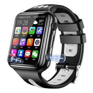 Htech W5 1.54 Inch Dual Camera Slimme Telefoon Horloge Ondersteuning Sim-kaart Gps 4G Smart Horloges Met Gps En call Kids Horloge