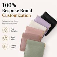 Pochette à bijoux en cuir PU personnalisée avec fermeture automatique pour bagues, boucles d'oreilles, colliers, rangement de voyage avec personnalisation du logo