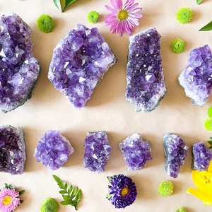 Bán Buôn Chất Lượng Cao Tự Nhiên Thạch Anh Tím Geode Cụm Màu Tím Thô Tinh Thể Cụm Thủ Công Mỹ Nghệ Cho Phong Thủy Trang Trí - Product Image 3