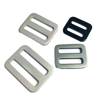 Hebillas Tri-Glide Cuadradas de Aluminio Aeronáutico de Diámetro Interior Variable Personalizadas, Hebillas Ajustables de Metal de 1 Pulgada, Accesorios para Bolsos