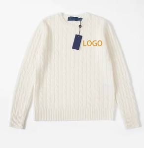 Pulls pour femmes, pull de créateur tendance, décontracté, à manches longues, tricoté pour l'hiver, à rayures, col rond, vente en gros - Product Image 3