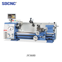 Tour à métaux horizontal manuel SDCNC JY3680 220V/380V, sûr et facile à utiliser, haute précision pour usage domestique