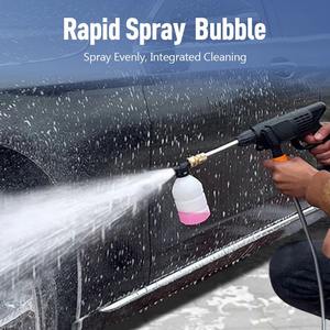 Nettoyeur haute pression portable 30 bars, pistolet à <span class=keywords><strong>eau</strong></span>, batterie au lithium domestique, recharge sans fil, pulvérisateur, <span class=keywords><strong>pompe</strong></span>, machine à laver - Product Image 5