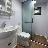 Maison conteneur modulaire pliable et extensible de haute qualité 20-40 pieds, 2-3 chambres, villa moderne, appartement, bureau à domicile, hôtel