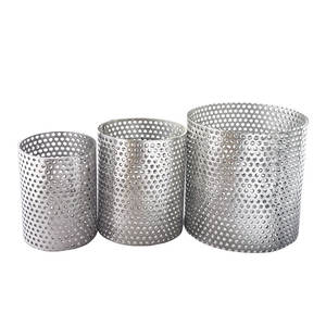 Özel 25mm mikro paslanmaz çelik tel örgü delikli tüp filtre kova davul cnc metal egzoz delikli boru silindirleri - Product Image 2