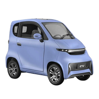 Voiture électrique mini EV fermée pour adultes, deux portes, trois places, 1000W, sans permis, quatre roues, 45 km/h, très vendue