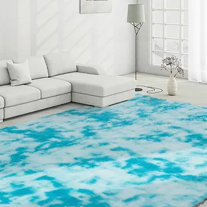 Factory Wholesale hairy shaggy carpet 200x300 modern living room decorative shaggy carpets