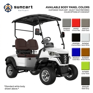 Voiturette de golf 2 places en stock en Indonésie/USA/Dubaï, livraison en 3-5 jours, voiturettes de golf électriques, batterie 48V - Product Image 2