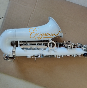 Saxophone Alto Mib Clés d'Or Laque Blanche Professionnel Mi Bémol Alto SAX <span class=keywords><strong>pour</strong></span> Étudiants Débutants - Product Image 3