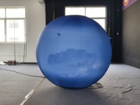 Décorations de Noël sur le thème de l'espace : Grands modèles de planètes gonflables avec souffleur, en PVC Oxford, style boule, petites décorations de planètes