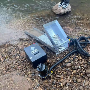 <span class=keywords><strong>Petite</strong></span> machine à prospection d'or électrique 15*115cm, outils portables à batterie pour l'extraction d'or, chute de prospection d'or - Product Image 2