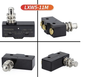 Micro-interrupteur de fin de course V-15, <span class=keywords><strong>3</strong></span> broches, levier à charnière long et droit pour <span class=keywords><strong>Arduino</strong></span>, bouton-poussoir momentané marche-arrêt, mini-interrupteurs de fin de course SPDT - Product Image 2