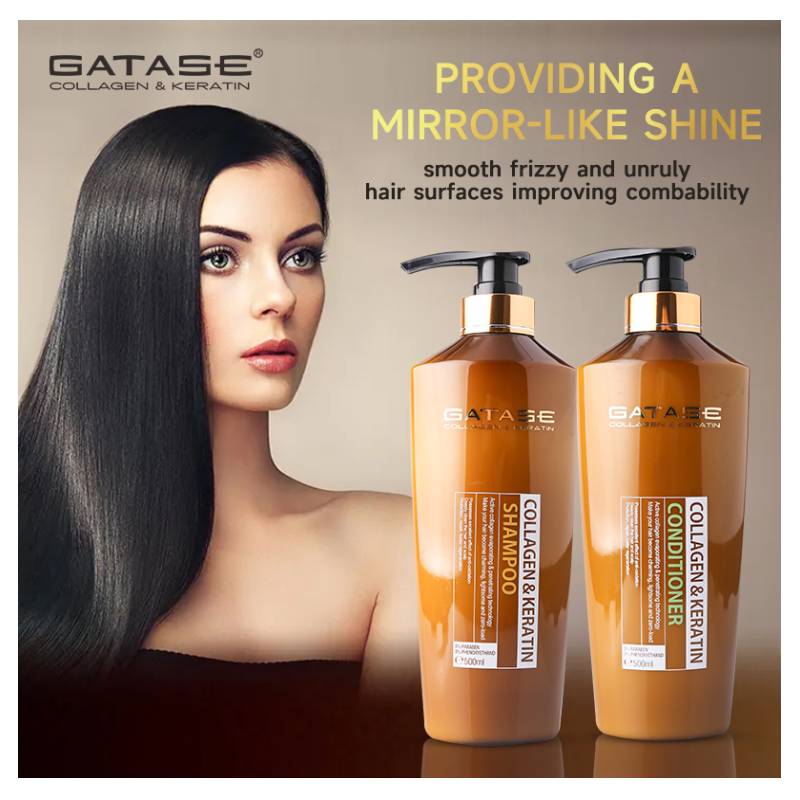 Profession elle OEM Salon brasilia nischen Keratin Protein beste reine Keratin Behandlung Haar glättung glattes Shampoo und Conditioner