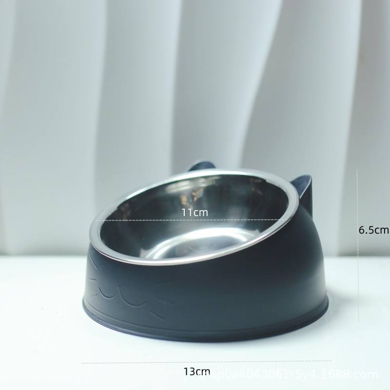 Extra Small Cat Ear Bowl [Black]]