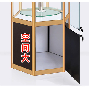 6 Winkel Glasdreh/Roll Schaufenster/Schrank - Product Image 5