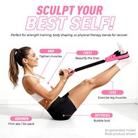 Equipo de Entrenamiento para el Hogar, Pedal para Ejercicios, Cuerda Elástica, Banda de Resistencia para Yoga, Estiramiento, Abdomen, Cintura, Piernas y Brazos