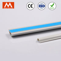 Goulotte de câblage électrique en PVC ignifuge de haute qualité, auto-adhésive, pour câbles au sol