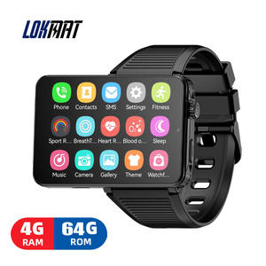 Montre connectée HD LOKMAT APPLLP <span class=keywords><strong>9</strong></span> MAX avec système Android 15, 4G/5G, double caméra, double système, mémoire 64 Go, grand écran 2,88 pouces, batterie 1800 mAh - Product Image 1