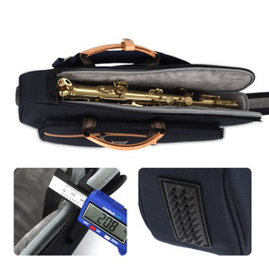 Logo personalizzato di fabbrica vende direttamente custodia per sassofono contralto impermeabile morbida <span class=keywords><strong>Sax</strong></span> Gig Bag all'aperto con doppia tracolla - Product Image 4